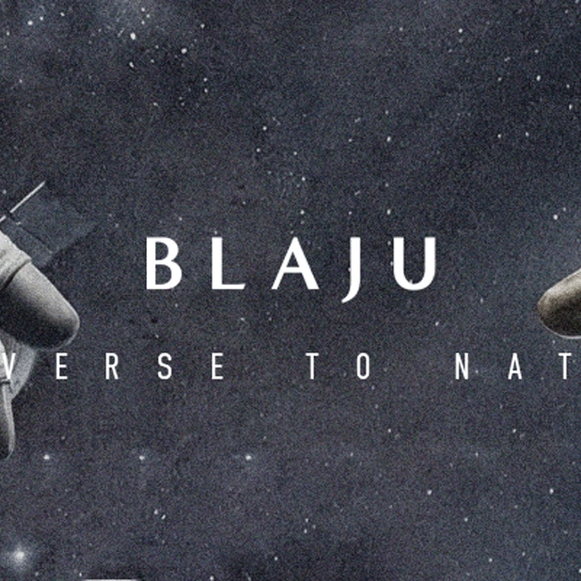 우주에서 자연으로' 이어지는 블라쥬의 브랜드 철학을 담은 아이덴티티 이미지입니다.